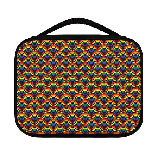 Rainbow Wave Pattern Print Classic Bible Case