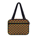 Rainbow Wave Pattern Print Double Strap Bible Bag