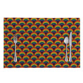 Rainbow Wave Pattern Print Placemat