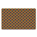 Rainbow Wave Pattern Print Polyester Doormat