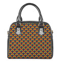 Rainbow Wave Pattern Print Shoulder Handbag