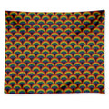 Rainbow Wave Pattern Print Tapestry