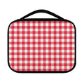 Raspberry Red And White Gingham Print Classic Bible Case
