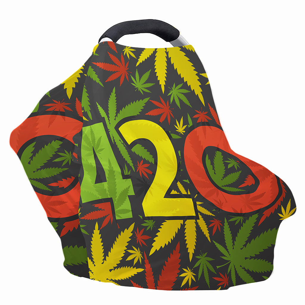 Rasta 420 Print Baby Seat Cover
