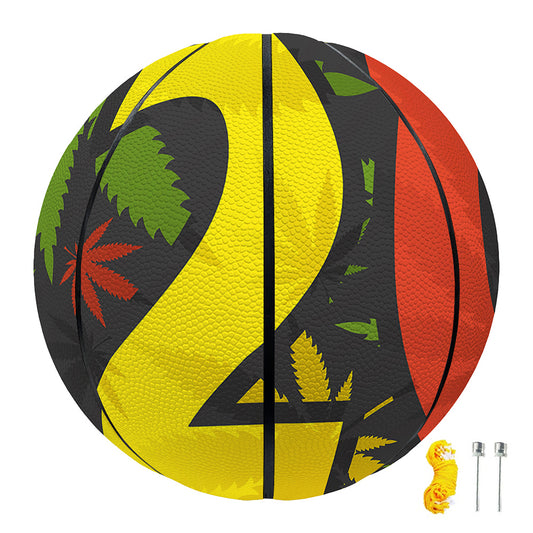 Rasta 420 Print Basketball