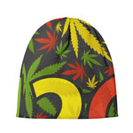 Rasta 420 Print Beanie