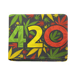 Rasta 420 Print Bifold Wallet