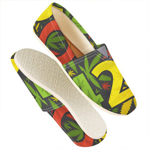 Rasta 420 Print Casual Shoes