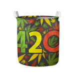 Rasta 420 Print Collapsible Laundry Basket