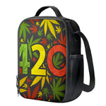 Rasta 420 Print Crossbody Lunch Bag