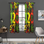 Rasta 420 Print Curtain