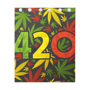 Rasta 420 Print Curtain