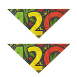 Rasta 420 Print Dog Bandana