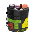 Rasta 420 Print Drawstring Makeup Bag
