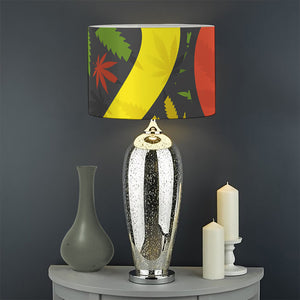 Rasta 420 Print Drum Lamp Shade