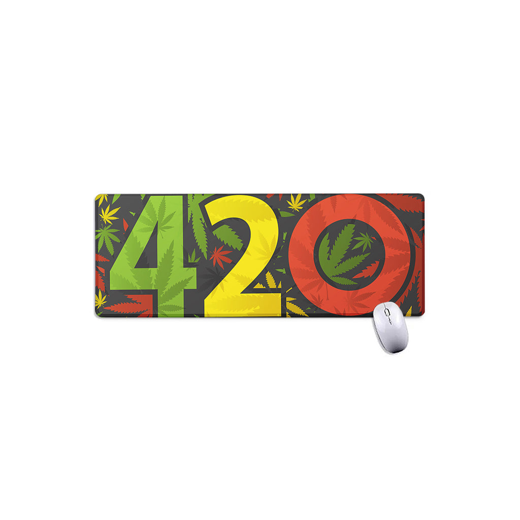 Rasta 420 Print Extended Mouse Pad
