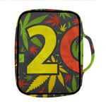Rasta 420 Print Front Pocket Bible Bag