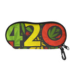 Rasta 420 Print Glasses Case