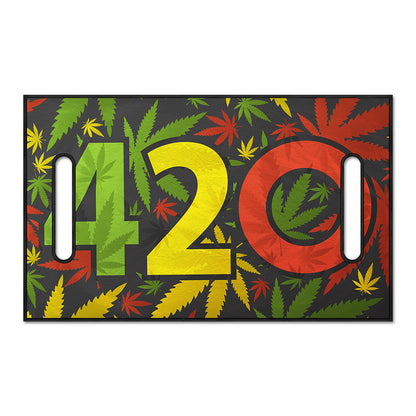 Rasta 420 Print Golf Cart Seat Cover