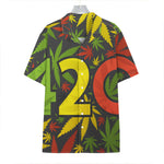 Rasta 420 Print Hawaiian Shirt