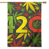 Rasta 420 Print House Flag