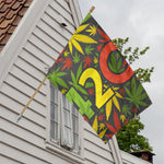 Rasta 420 Print House Flag