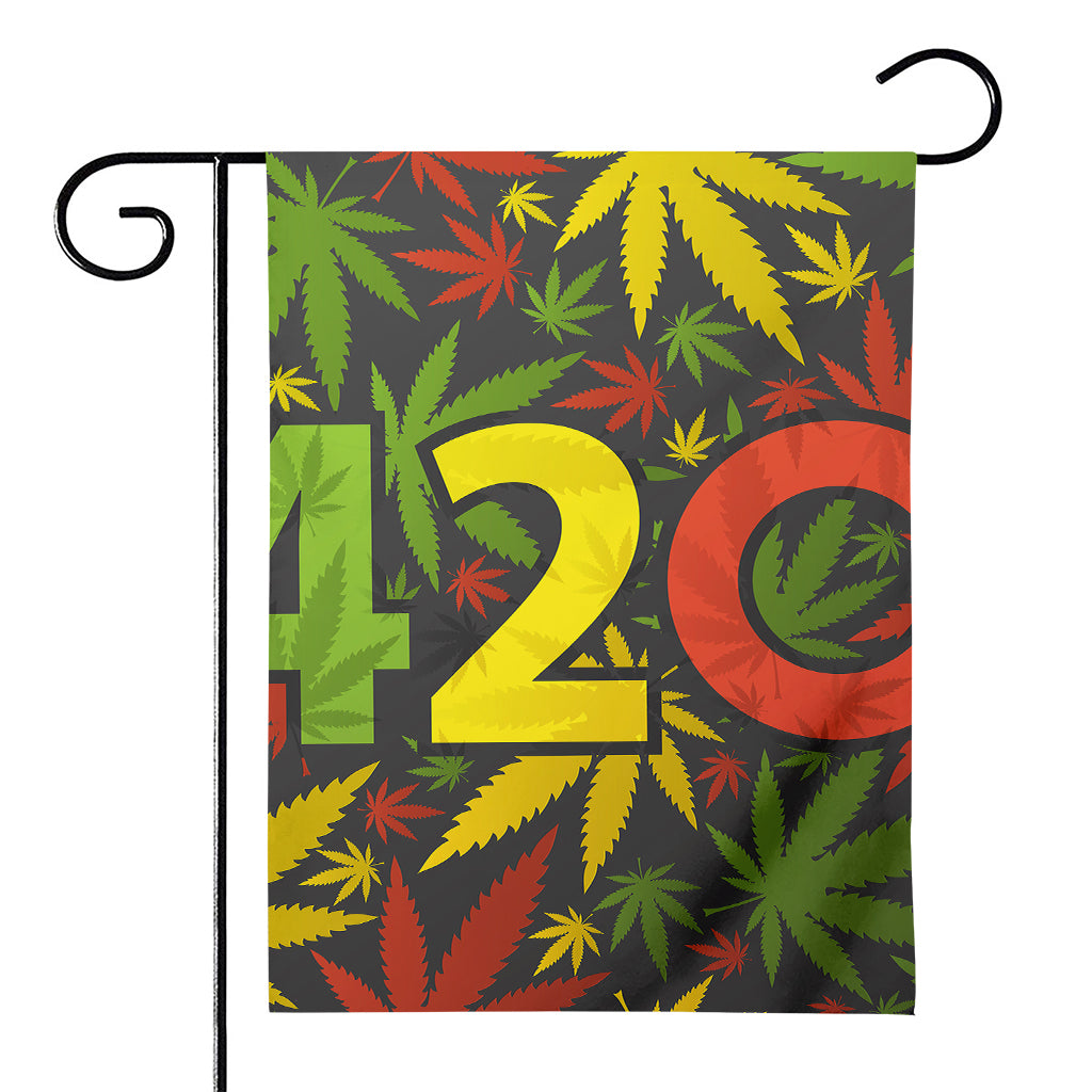 Rasta 420 Print House Flag