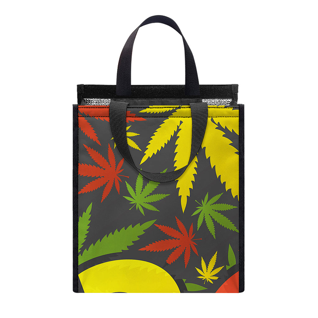 Rasta 420 Print Insulated Lunch Tote