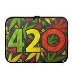 Rasta 420 Print Laptop Sleeve