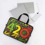 Rasta 420 Print Laptop Sleeve With Handle