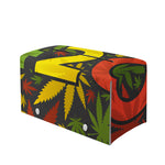 Rasta 420 Print Leather Tissue Box Cover
