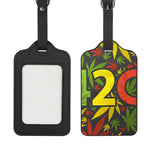 Rasta 420 Print Luggage Tag