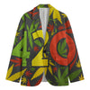 Rasta 420 Print Men's Blazer