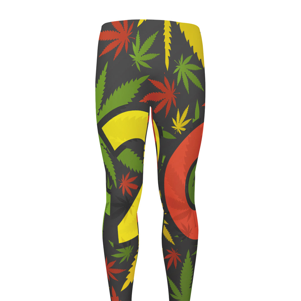 Rasta 420 Print Men's leggings