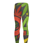 Rasta 420 Print Men's leggings