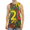 Rasta 420 Print Men's Muscle Tank Top