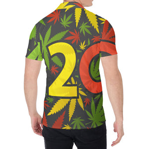 Rasta 420 Print Men's Shirt