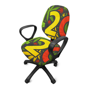 Rasta 420 Print Office Chair Cover