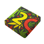Rasta 420 Print Outdoor Seat Cushion Cover