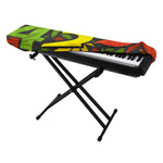 Rasta 420 Print Piano Keyboard Cover