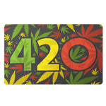 Rasta 420 Print Polyester Doormat