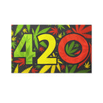 Rasta 420 Print Polyester Flag