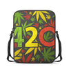 Rasta 420 Print Rectangular Crossbody Bag