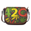 Rasta 420 Print Saddle Bag