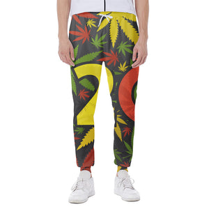 Rasta 420 Print Scuba Joggers