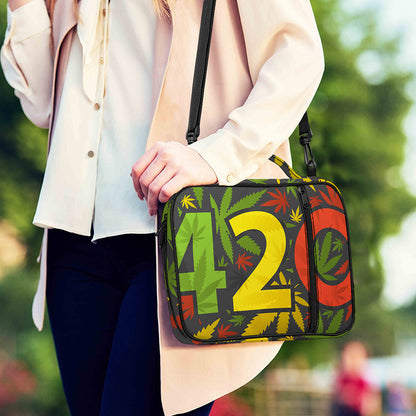 Rasta 420 Print Shoulder Strap Bible Bag