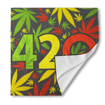 Rasta 420 Print Silk Bandana