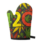 Rasta 420 Print Single Oven Mitt