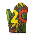 Rasta 420 Print Single Oven Mitt