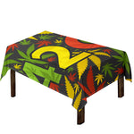 Rasta 420 Print Tablecloth